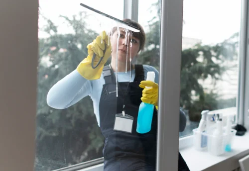 Nettoyage de vitres intérieures et extérieures à Rivarennes